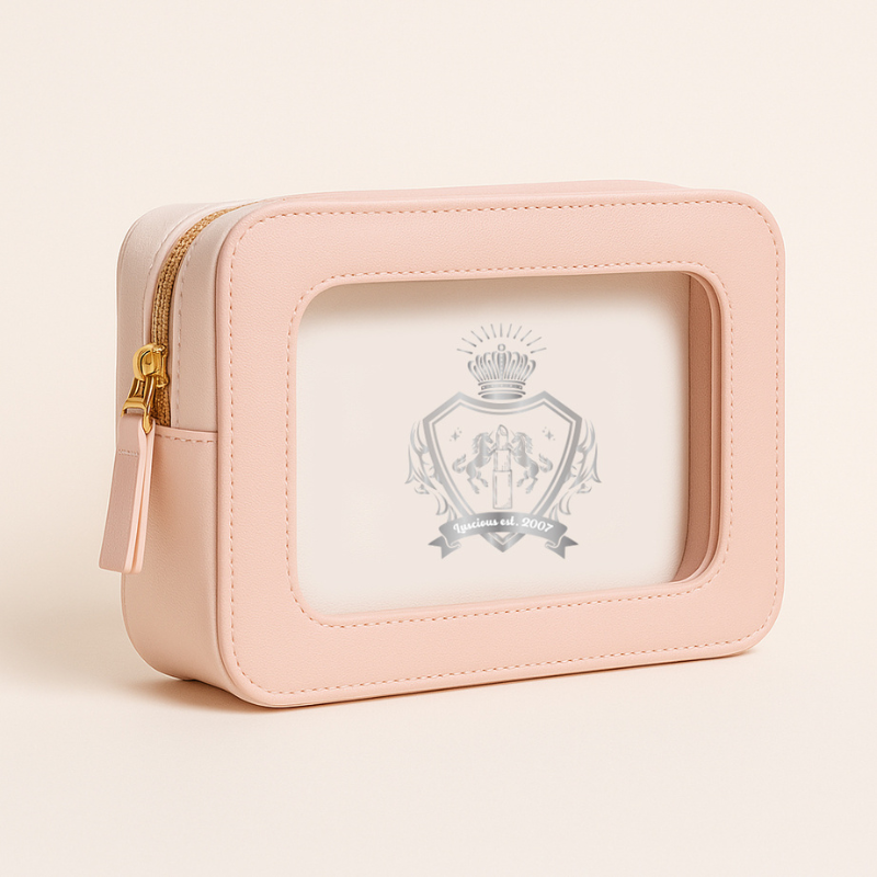 Saffiano Crest Cosmetic Organiser