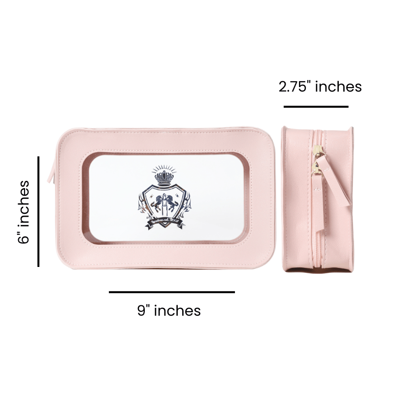 Saffiano Crest Cosmetic Organiser